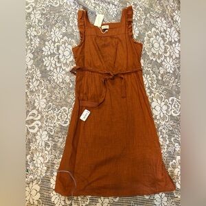 Rust Orange Universal thread NWT extra large Dress